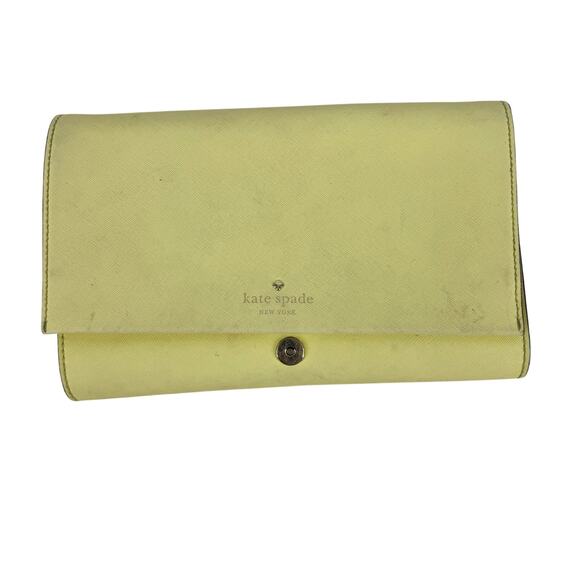 Kate Spade Perry Saffiano Leather Flap Crossbody Bag in Yuzu Jam - Picture 1 of 4